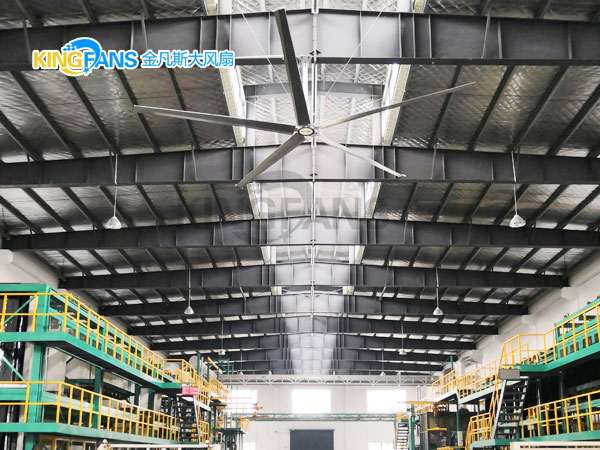 金凡斯工業(yè)大風扇改善作業(yè)環(huán)境！