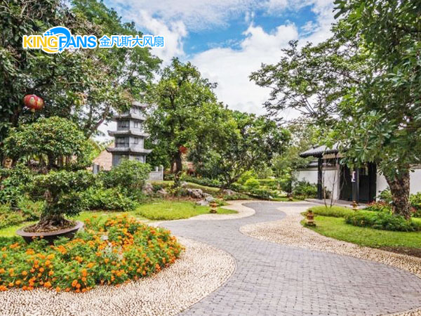 工業(yè)大風扇在公園的妙用 工業(yè)大風扇在公園的妙用